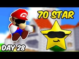 BLINDFOLDED SM64 - 70 Star for WR (Day 28)! 50 Star Run Today!