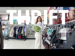 Weekend Thrifting Marathon for 2024 Trends: Try-On Haul