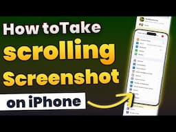 How to Take Scrolling Screenshot on any iPhone? Save Full Page Screenshot on iPhone