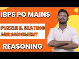 HARD LEVEL PUZZLE & SEATING ARRANGEMENT | DAY - 19 | IBPS PO -  SBI PO MAINS | REASONING | MR.JD