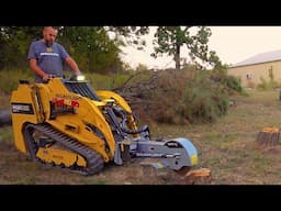 This is an Awesome Stump Grinding Setup