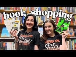 come book shopping with me and my booktube bestie ft. @gabbyreads 🤯