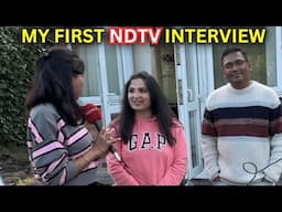 My First TV Appearance - NDTV Interview | Behind the Scenes