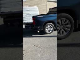 2000lb of wood pellets on a 1500 chevrolet pickup truck