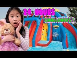 24 Hour Challenge in a Giant Bounce House