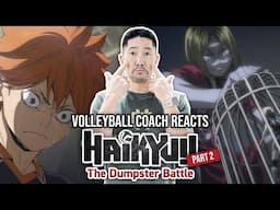 HAIKYUU Movie : Kenma Cages Hinata | Volleyball Coach Reacts to Dumpster Battle 2/4