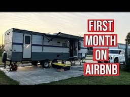 FIRST MONTH ON AIRBNB | HOW MUCH WE MADE or LOST!