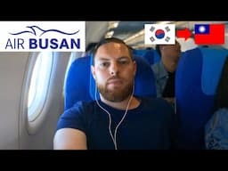 AIR BUSAN REVIEW ✈️ Flying Korea's Quirky Low-Cost Airline | PUS - TPE