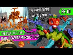 Unproduced TMNT Army Ant by Treasure Monster Toys Interview! - The Geek Out Live EP.10