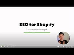 SEO for Shopify Masterclass [LIVE STREAM]