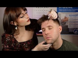 Skin & Scalp Inspection | Real Person ASMR