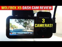 WOLFBOX X5 4K Dash Cam Review & Driving Video