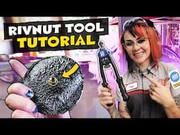 Rivnut Tool Step-By-Step Tutorial: NUTSERT ALL THE THINGS!!