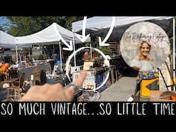 Shop With Me At A Small Town Antique Market. Shop-Along With A Antique & Vintage Collector/Reseller