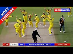 Epic trailer Australia Vs South Africa thrilling ODI goes to last over