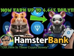 Hamster Bank | Growing Rapidly - Now Offering 4.44% DAILY - Plus A Tip On How To Compound Earnings!!