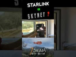 📡STARLINK or SkyNet?🤖 #tinyhouse #offgrid #homestead #starlink #apocalypse #offgridtinyhouse #rvlife