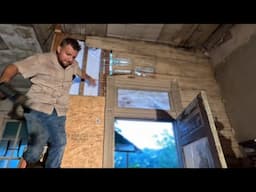 I FELL OFF A LADDER! Hurricane Proofing My 140 Year Old Project House