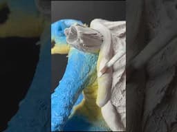 Watch me paint the realistic Blastoise I sculpted #pokemon #painting #satisfying  #diy #art #craft