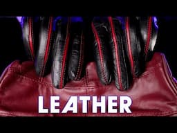 [ASMR]🧤 Squeaky Leather * Kneading Bag in Gloves (NO TALKING)