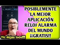 ⏰ No te pierdas la mejor aplicación del momento reloj, alarma, cronometro y mucho más... ⏰ ¡GRATIS!