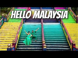 We Are In Malaysia | Batu Caves | Petronas Towers | Street Food Tour | Sky Pool | Room Tour | Travel