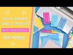 How to Make Planner Tabs and Dividers With Cricut