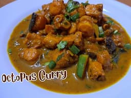 Masala Ourite | Octopus Curry | Octopus | Mauritius | TheTriosKitchen