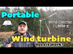 Wind Turbine for RV and Off-Grid Power - KiteX Wind Catcher