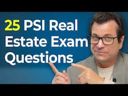 PSI Real Estate Exam (25 Practice Questions 2024)