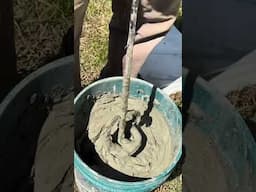 ASMR MORTAR MIXING #diy