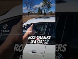 Speakers on the Roof? #automobile #acura #cartok #family #car #sedan #tech #unique #music #speaker