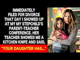 I instantly filed for divorce when my stepchild's teacher told me...