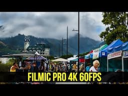 iPhone X FiLMiC Pro 4k 60FPS Test: Nelson Farmers Market NZ