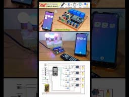 How to Make Wi-Fi Control Smart Switch Board #shorts #shortsvideo #smartswitch