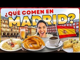 Full Day de COMIDA MADRILEÑA 🇪🇸 | ¡Típico, rico y barato! 🍻🥘