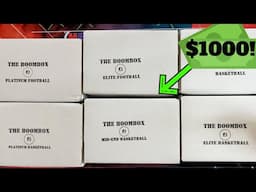 $1000 In Hobby Box Packs! The Original BoomBox Basketball & Football Elite Platinum