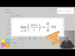 Limit of sinx/x as x tends towards 0 using Maclaurin Series for Limits