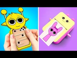 Incredibox Sprunki Cardboard Fidgets! ✨ *Best Paper DIY You Can Make For Free*