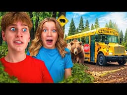 We Found a SECRET School Bus in the Woods! - THE MOVIE