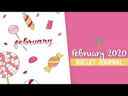 PLAN WITH ME - February 2020 Bullet Journal Setup