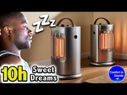 FALL ASLEEP INSTANTLY with THIS White Noise | Sound of Two Portable Heaters to Sleep or Study