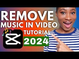 How to Remove Background Music in CapCut 2024.