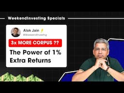 How can 1% Extra Returns create a massive impact on overall corpus ?