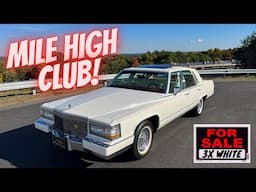 TRIPLE WHITE 1991 Cadillac Brougham D’Elegance For Sale by Specialty Motor Cars