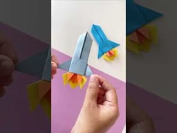 easy origami rocket | easy gift idea | cute origami | 1 minute craft