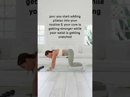 nothing like a Pilates abs workout 👏🙂‍↕️ #abworkout #homeworkout #workoutmotivation #pilates