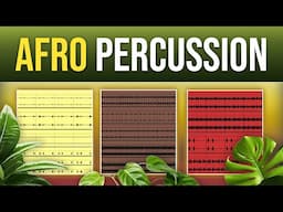 3 Afro House Percussion Patterns