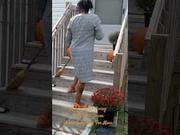 #fall #shorts #shortvideos #falldecor #mobilehomeliving #autumndecor #mums #porch #mobilehome