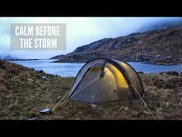 Solo Camping in the Mountains with Heavy Rain and Wind - Storm Testing the Nortent Ly 1